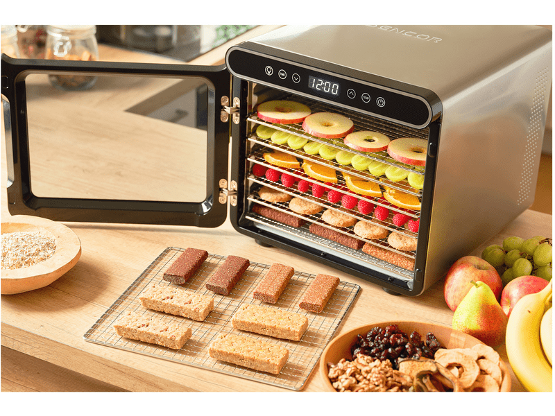 Sencor SFD 7750SS Élelmiszer aszaló, 6 szita, fekete