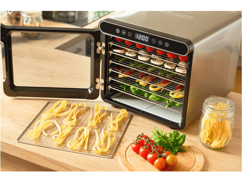 Sencor SFD 7750SS Élelmiszer aszaló, 6 szita, fekete