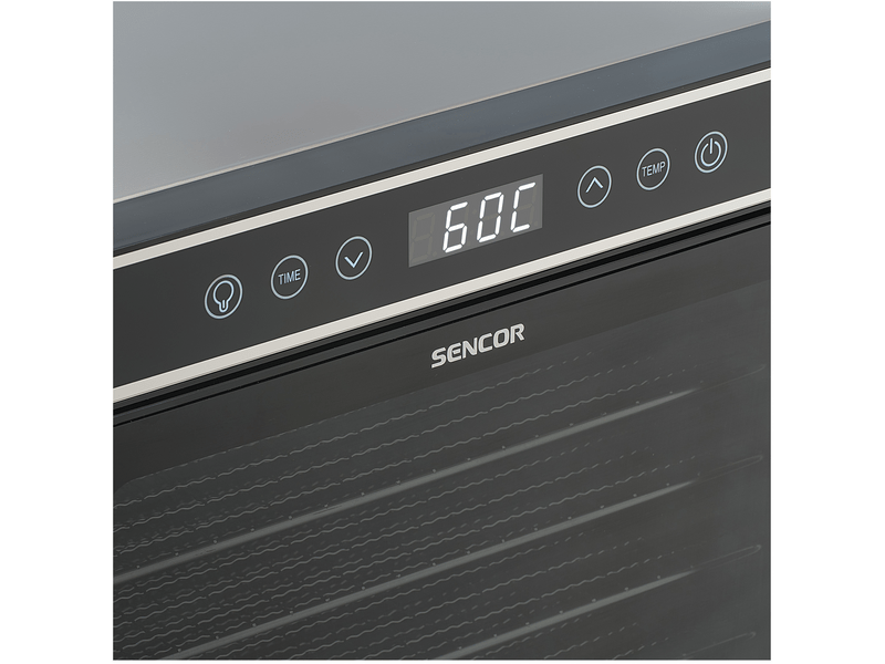 Sencor SFD 7750SS Élelmiszer aszaló, 6 szita, fekete