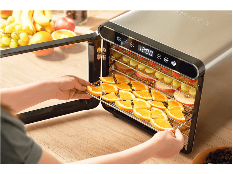 Sencor SFD 7750SS Élelmiszer aszaló, 6 szita, fekete