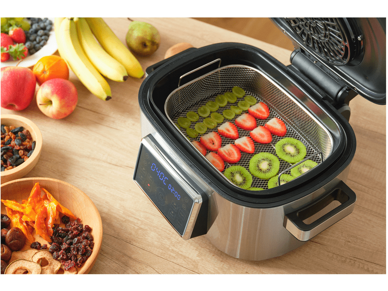 Airfryer, 1660W, 6L, fekete/ezüst
