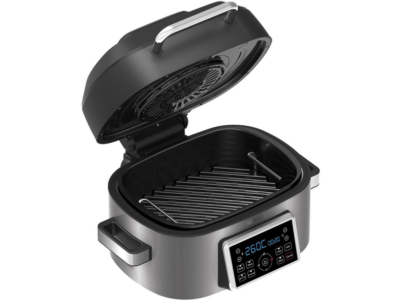 Airfryer, 1660W, 6L, fekete/ezüst