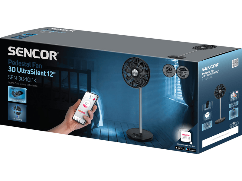 Sencor SFN 3040BK 3D UltraSilent Álló ventilátor