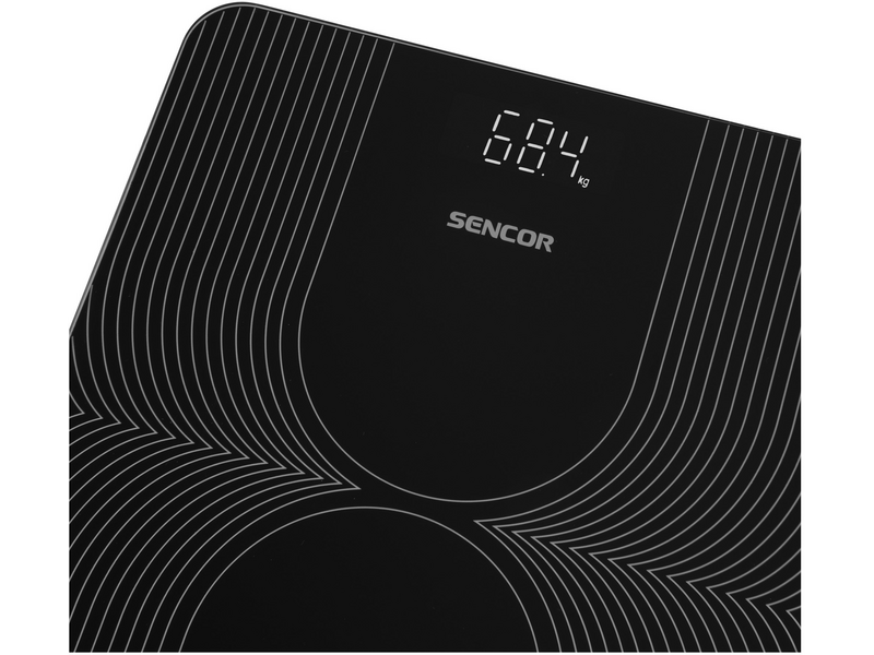 Sencor SBS 2476BK Személymérleg, 180 kg, fekete
