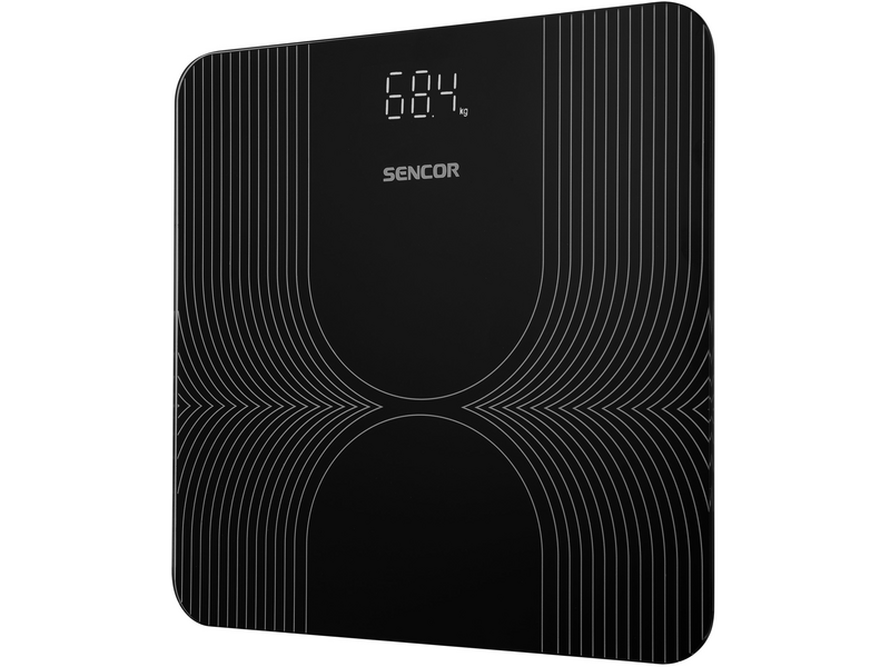 Sencor SBS 2476BK Személymérleg, 180 kg, fekete