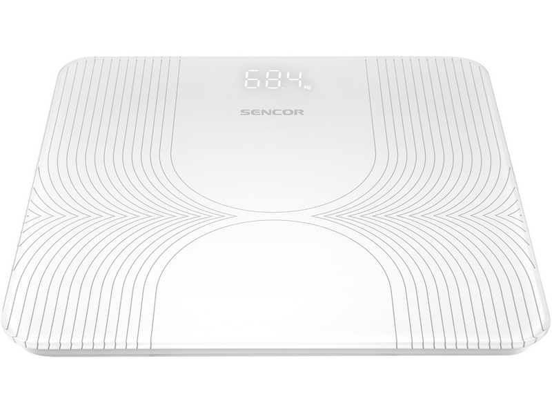Sencor SBS 2475WH Személymérleg, 180 kg, fehér