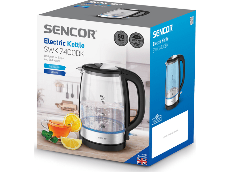 Sencor SWK 7400BK Vízforraló, fekete