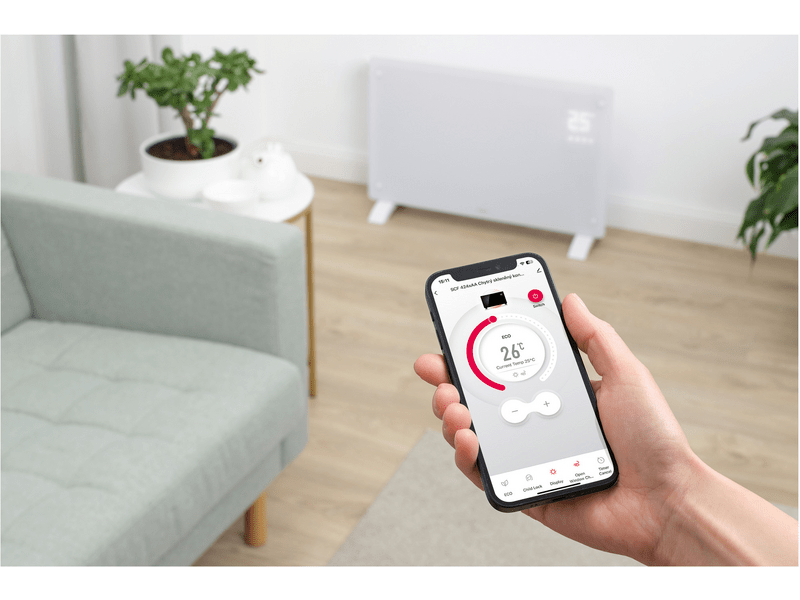 Sencor SCF 4240WH Intelligens üvegkonvektor, fehér