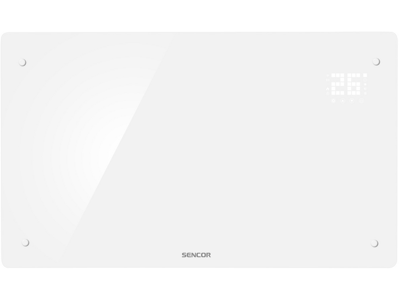Sencor SCF 4240WH Intelligens üvegkonvektor, fehér