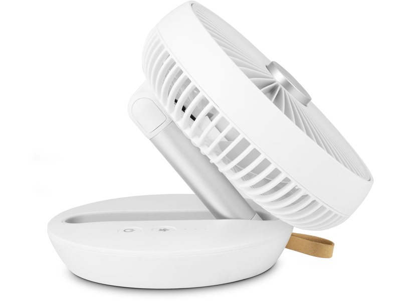 Akkus ventilátor 18cm fehér