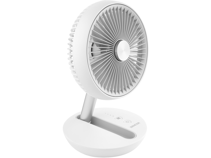 Akkus ventilátor 18cm fehér