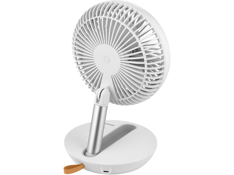 Akkus ventilátor 18cm fehér