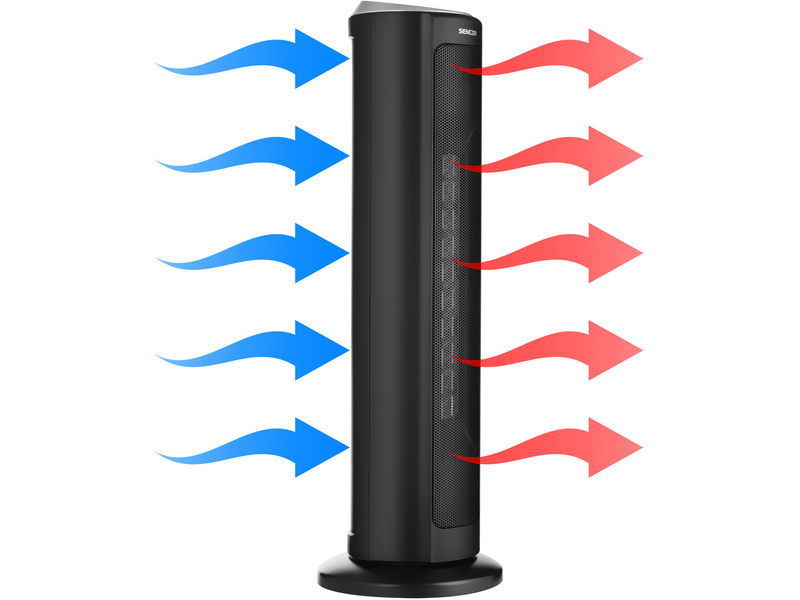 Sencor SFH 8990BK PTC Oszlop hősugárzó, fekete