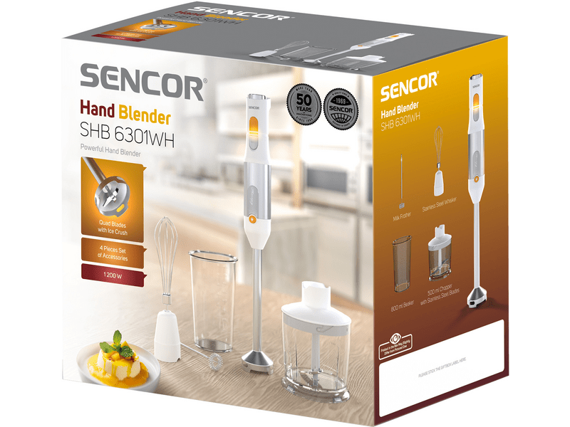 Sencor SHB 6301WH 4u1 ručni blender