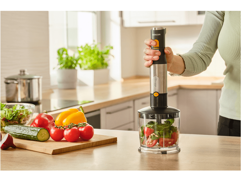 4in1 botmixer, 1200W, fekete