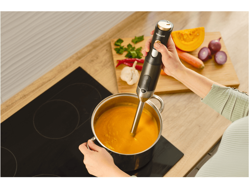 6in1 botmixer, 1200W, fekete
