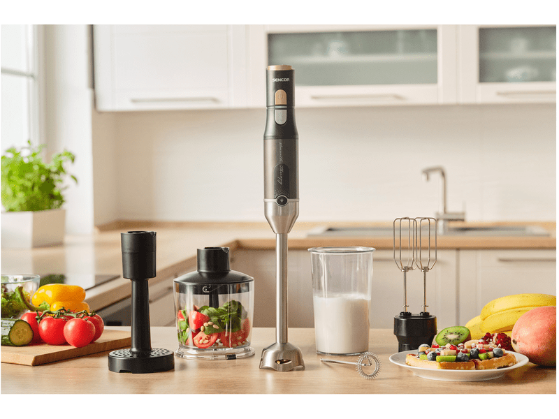 6in1 botmixer, 1200W, fekete