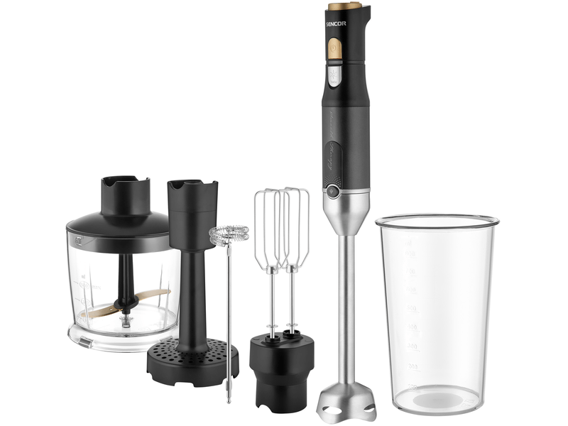 6in1 botmixer, 1200W, fekete