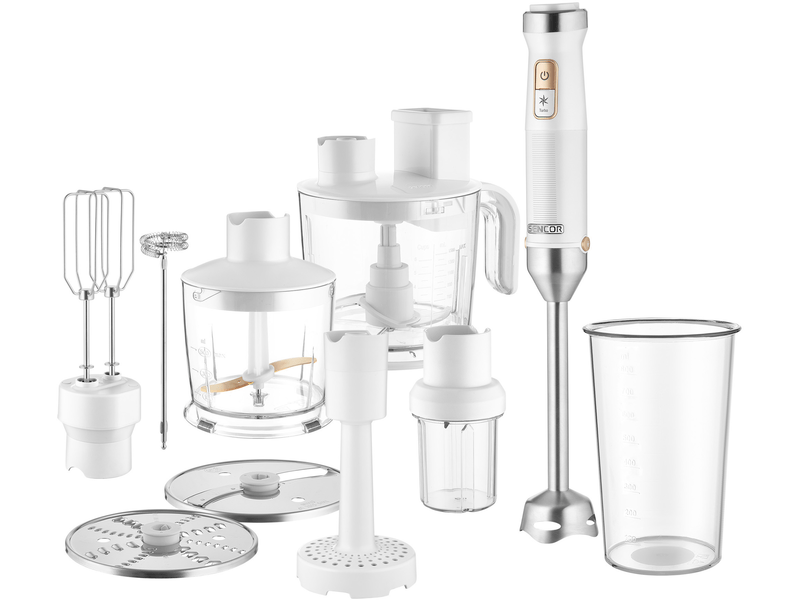 7in1 botmixer, 1500W, fehér