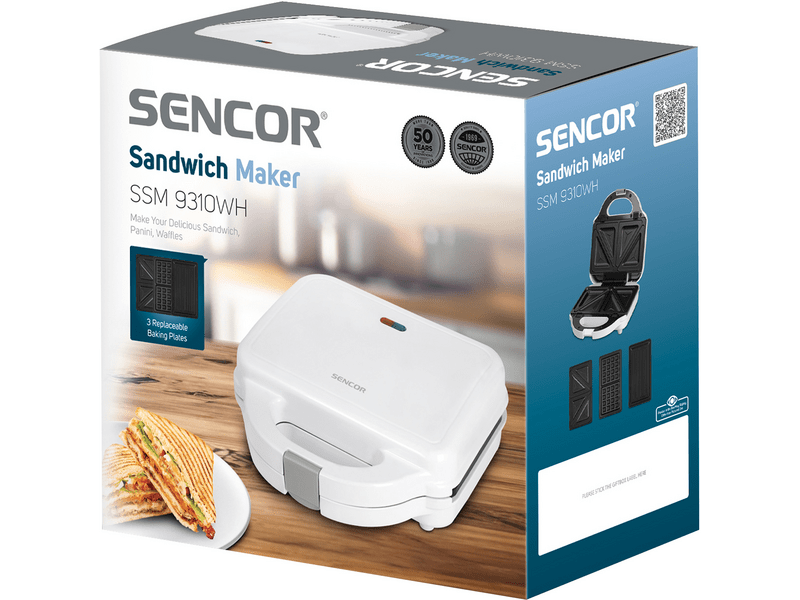 Sencor SSM 9310WH 3in1 szendvicssütő