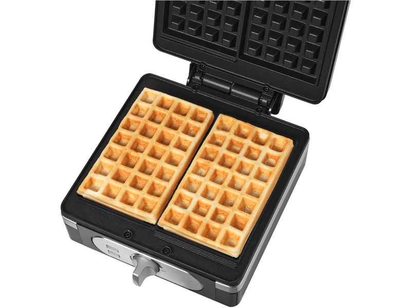 Gofrisütő, 1400W, fekete