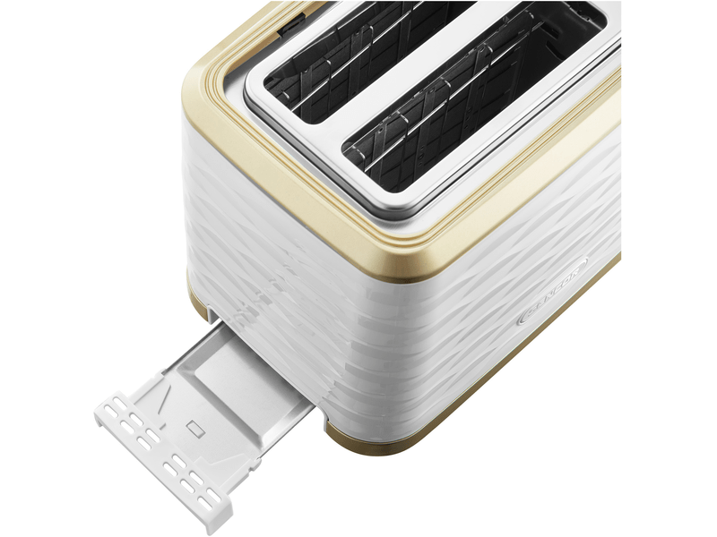 Kenyérpirító, 930W, fehér