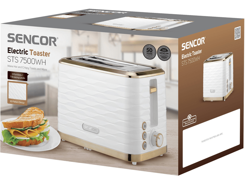 Sencor STS 7500WH toster, bijeli