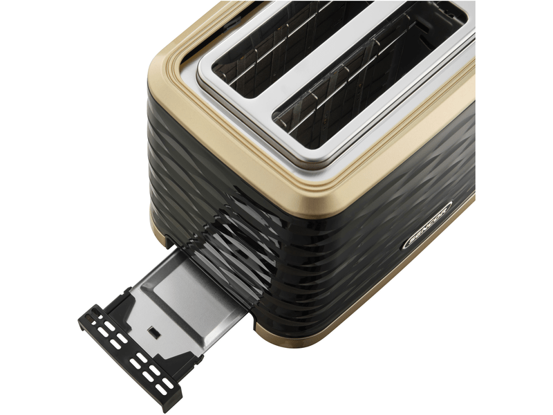 Kenyérpirító, 930W, fekete