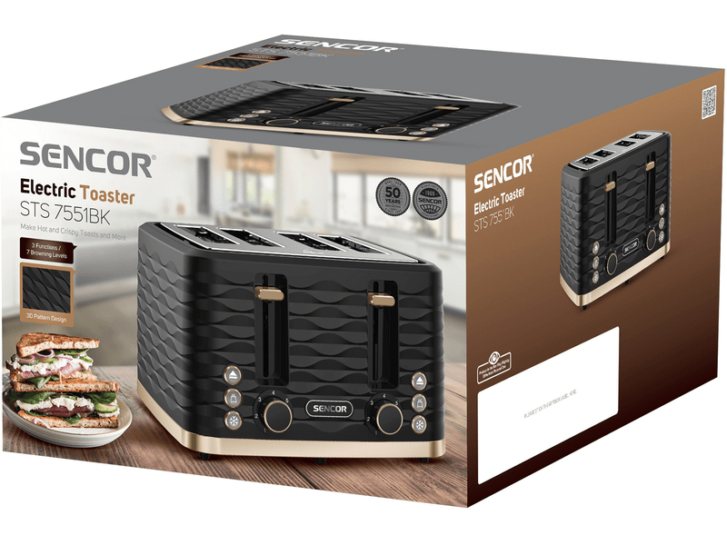 Sencor STS 7551BK Toster za četiri kriške