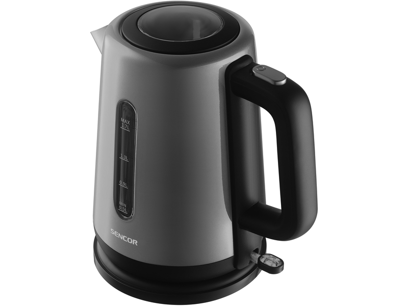 Vízforraló, 2200W, 1.7L, fekete