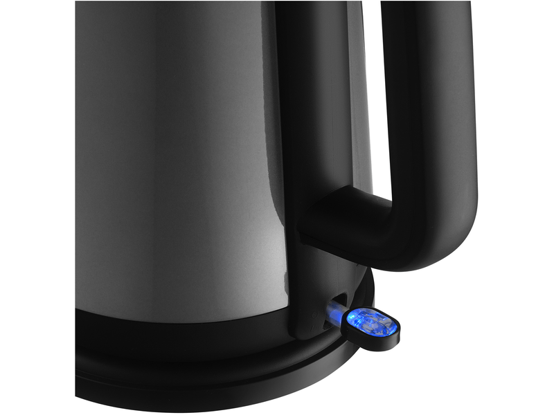 Vízforraló, 2200W, 1.7L, fekete