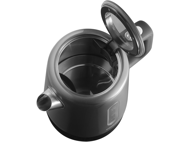 Vízforraló, 2200W, 1.7L, fekete