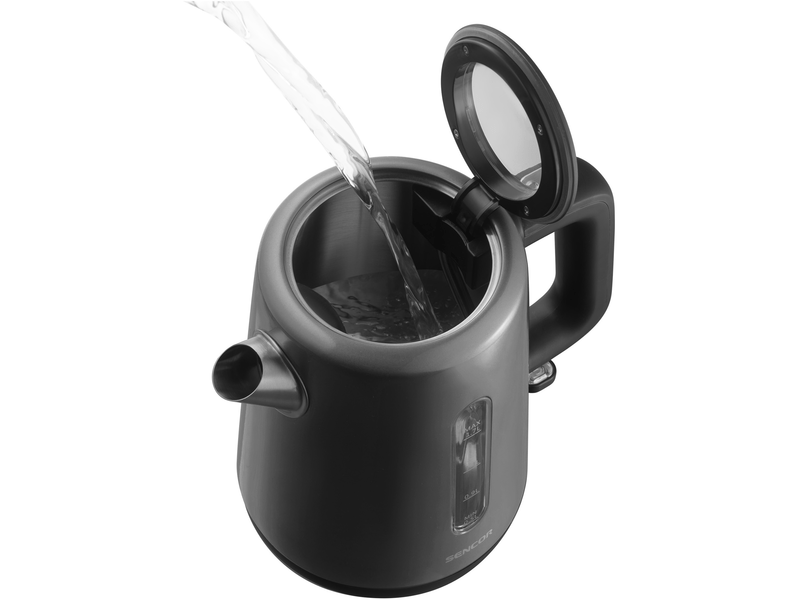 Vízforraló, 2200W, 1.7L, fekete