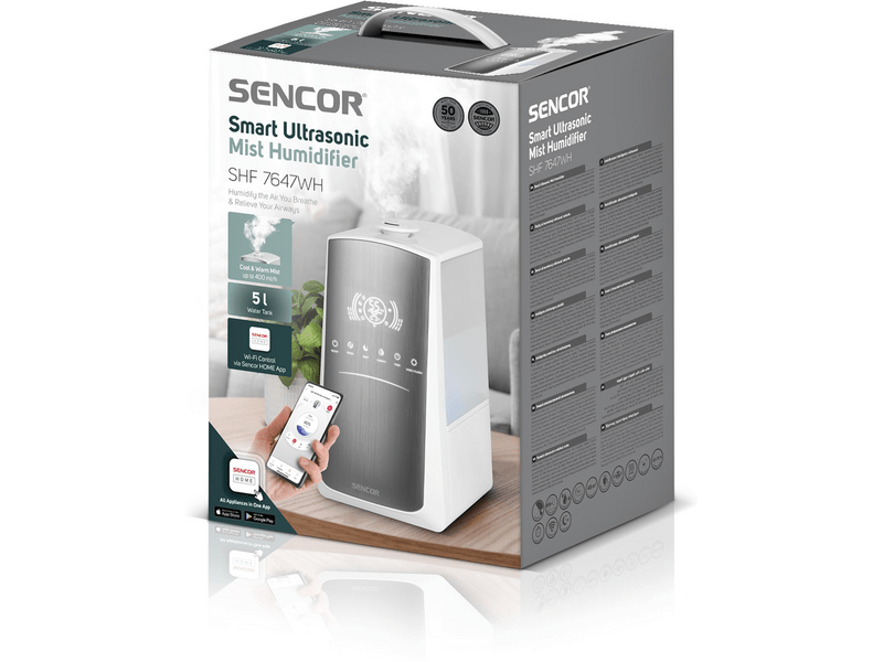 Sencor SHF 7647WH Inteligentni ultrazvučni ovlaživač zraka