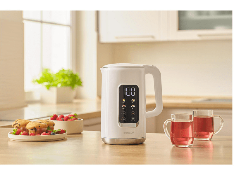Vízforraló, 2200W, 1.7L, fehér