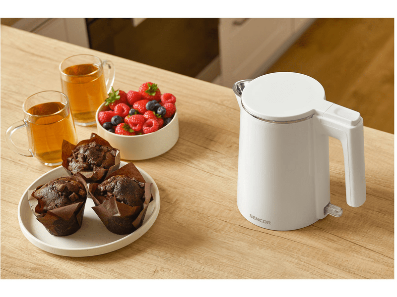 Vízforraló, 1500W, 1L, fehér