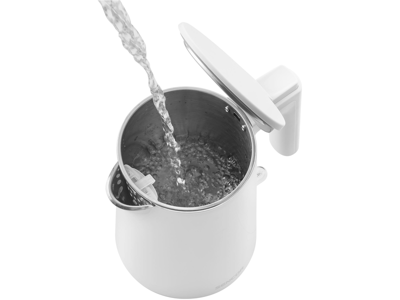 Vízforraló, 1500W, 1L, fehér