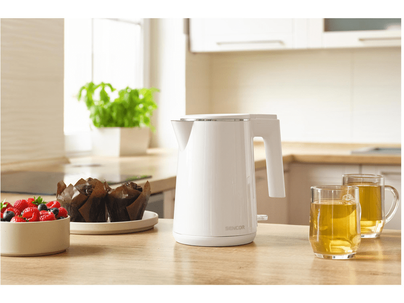 Vízforraló, 1500W, 1L, fehér