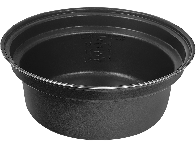 Lassú főzőedény, 5.5L, fekete/inox