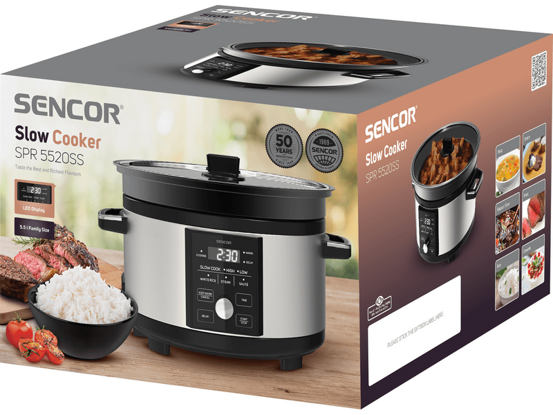 Sencor SPR 5520SS Lassú főző edény