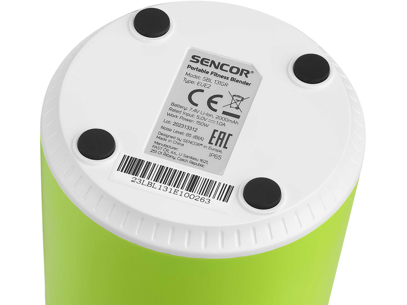 Sencor SBL 131GR Hordozható mixer, zöld