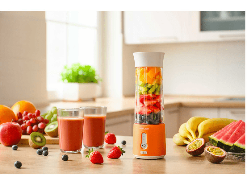 Sencor SBL 133OR Hordozható mixer, narancssárga