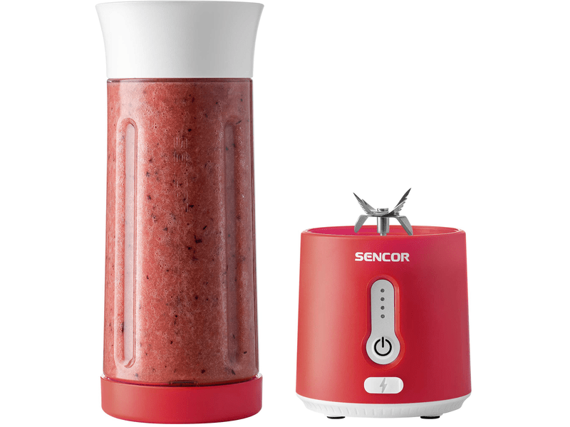Smoothie mixer, 150W, 0.5L, piros