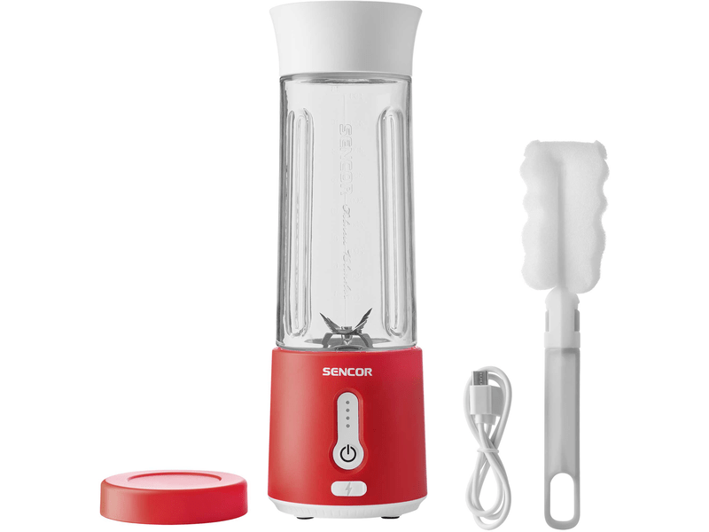 Smoothie mixer, 150W, 0.5L, piros