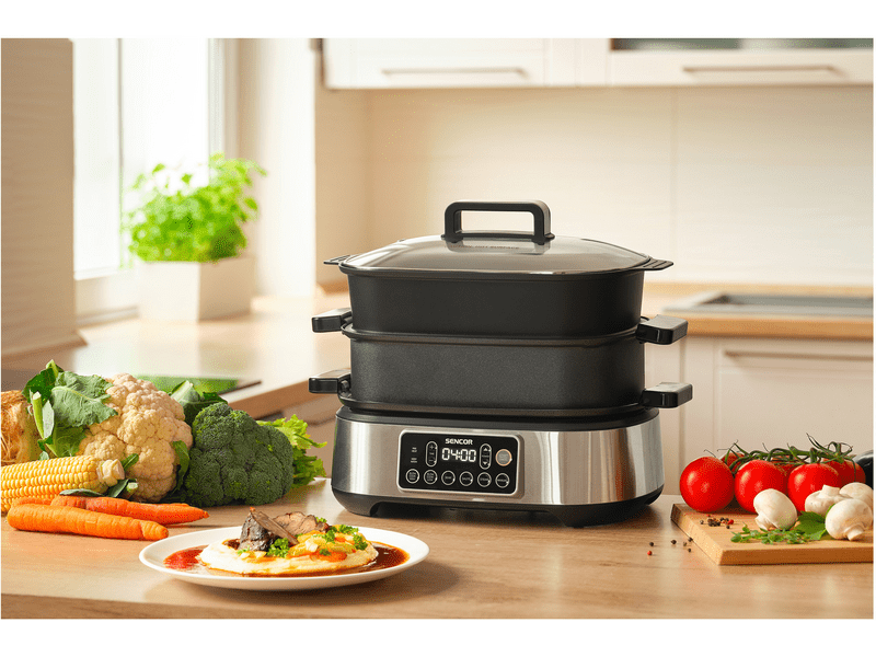 Sencor SPR 6300BK Multifunkciós lassú főző és grill