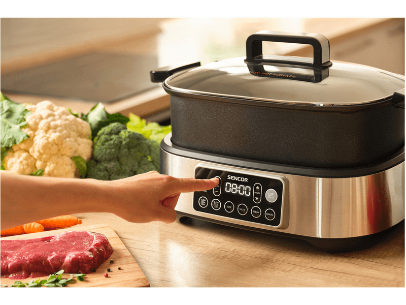 Sencor SPR 6300BK Multifunkciós lassú főző és grill