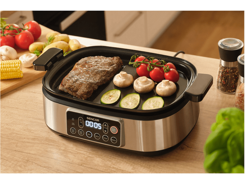 Sencor SPR 6300BK Multifunkciós lassú főző és grill