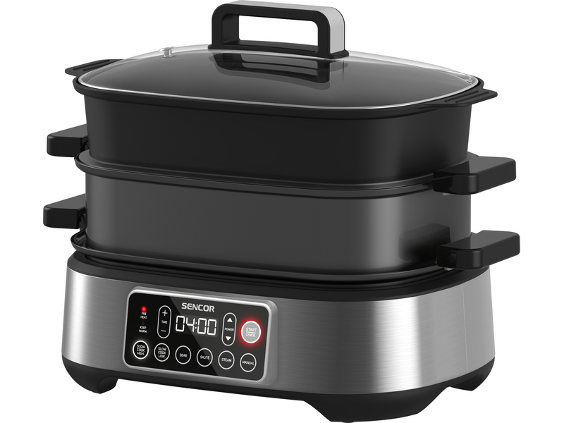 Sencor SPR 6300BK Multifunkciós lassú főző és grill