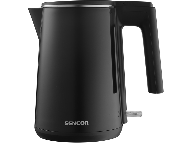 Vízforraló, 1500W, 1L, fekete