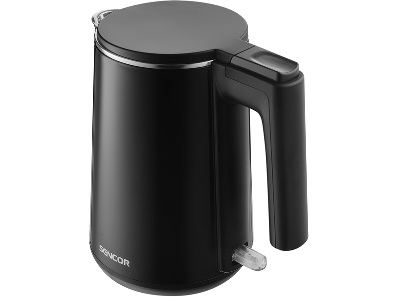 Vízforraló, 1500W, 1L, fekete